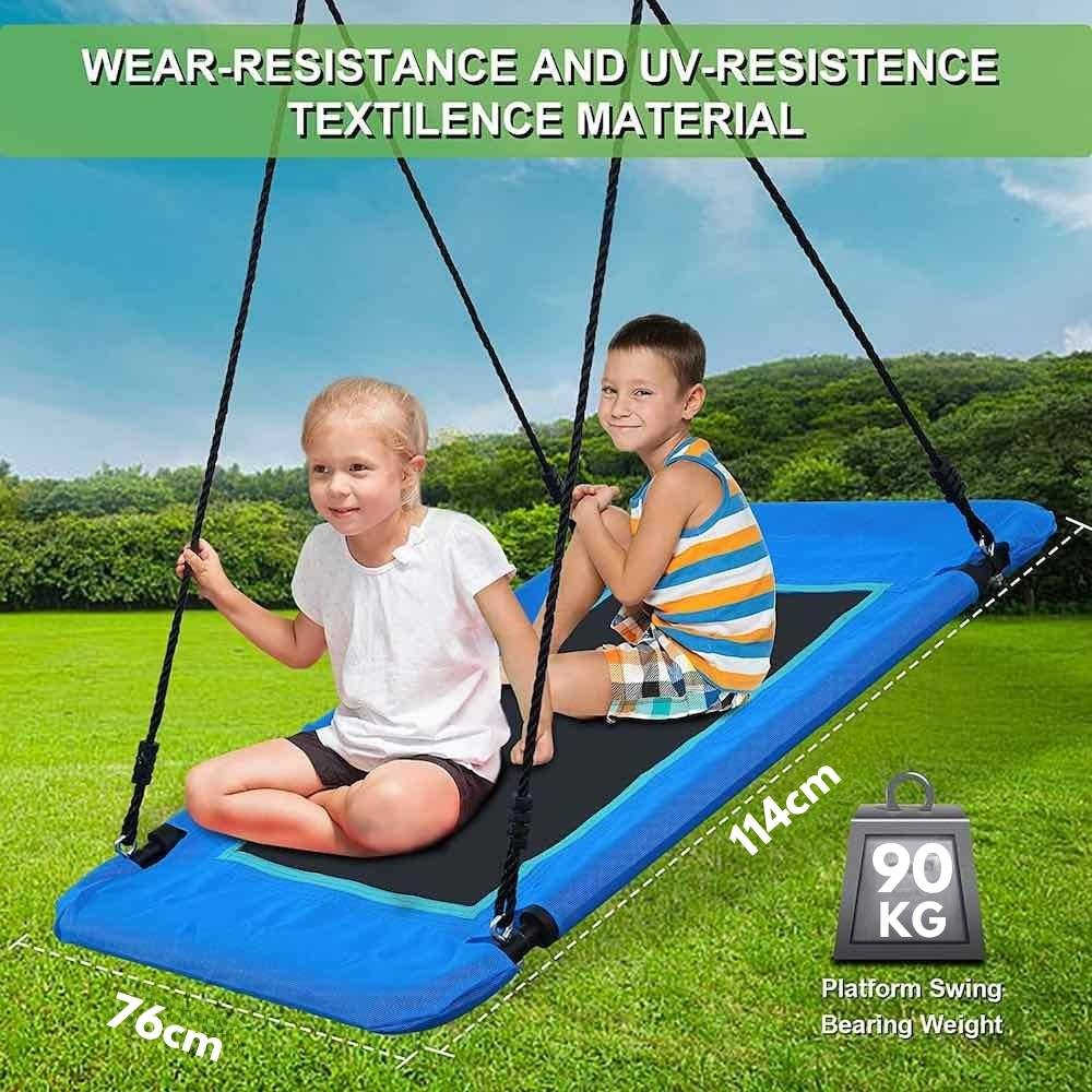 A Frame Metal Swing Set: image 4