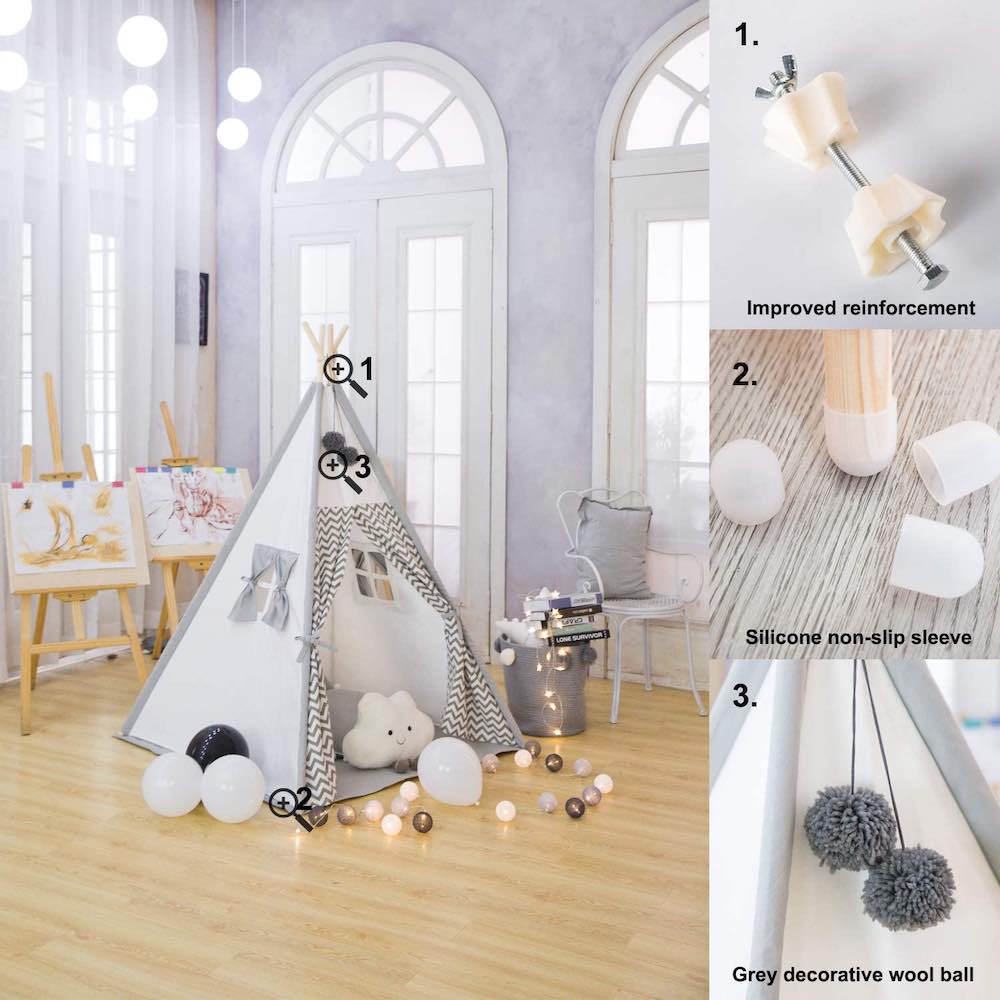 Kids Teepee Play Tent